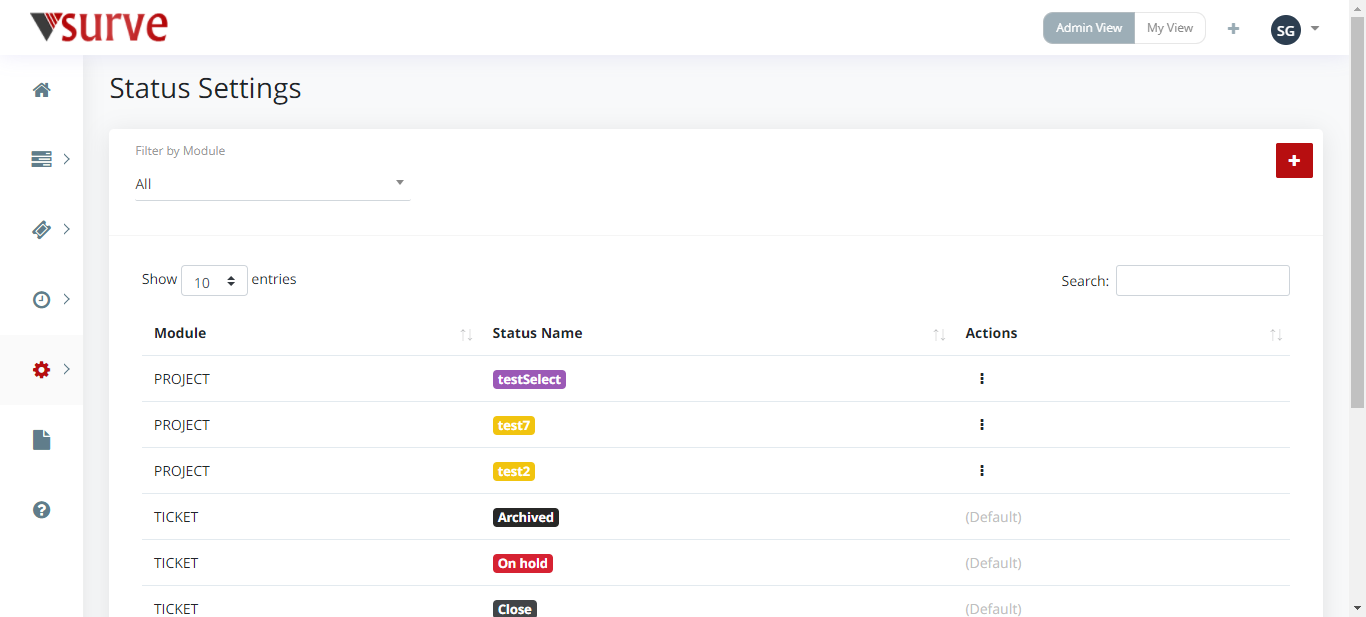 Status Dashboard